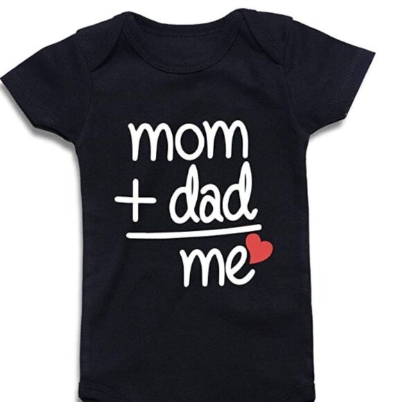 Infant onesie-MOM PLUS DAD - Picture 1 of 1